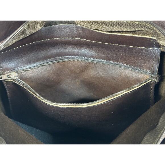 Village Tannery Purse Brown Leather Cross Body Designs by Sevestet NY - Picture 9 of 11